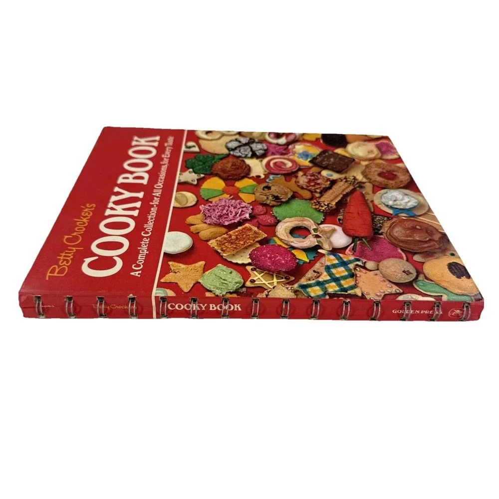 Vintage Betty Crocker's Cooky 1973 Spiral Binder Cookbook Cookies
